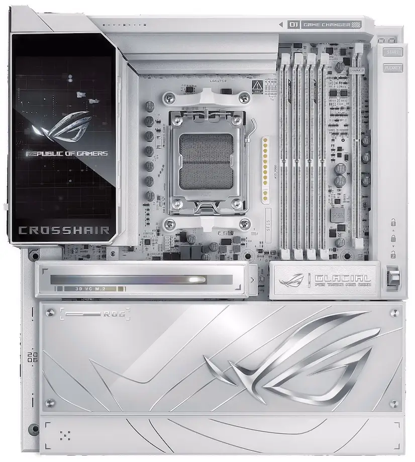 Canillas Gaming - Montaje Placa Base ASUS ROG CROSSHAIR X870E GLACIAL Canillas