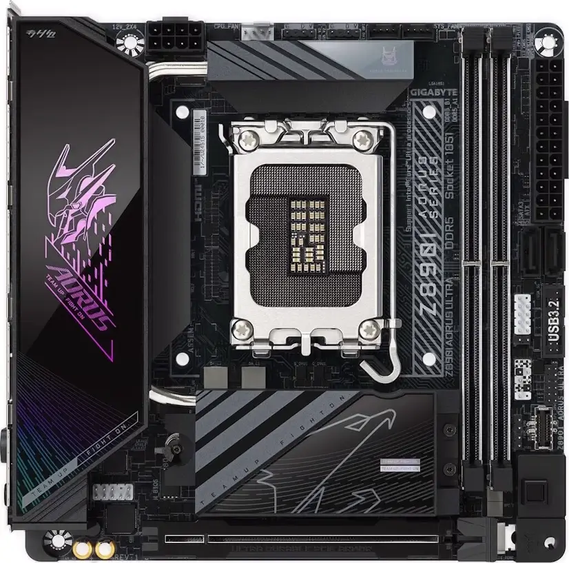 Montaje Placa Base Gigabyte Z890I AORUS ULTRA Gaming PC Canillas